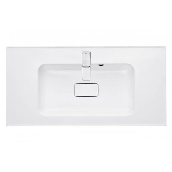Раковина Акватон Ричмонд 100 см белая 1A70603KRD010 (детальная фотография), прямоугольной формы