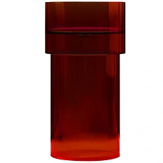 Раковина Abber Kristall 45 см красная