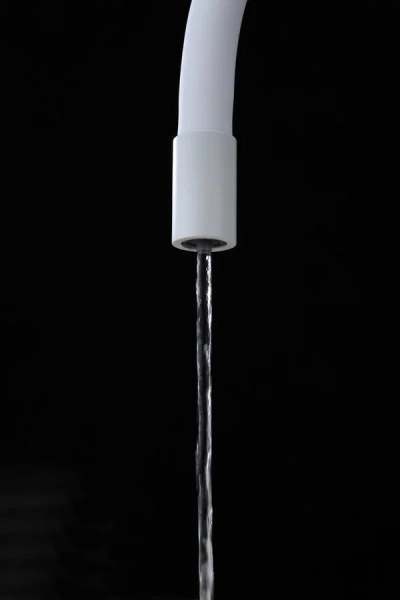 Смеситель для кухни Paulmark Salix белый матовый Sa213419-431 (детальная фотография), на мойку, на столешницу