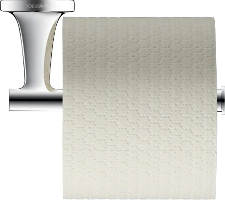 Бумагодержатель Duravit Starck T хром 0099371000 (детальная фотография), современные, hi-tech