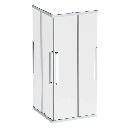 Душевой уголок Am.Pm Func 90x90 см профиль хром, стекло прозрачное - фото 1