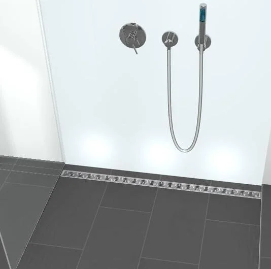 Решётка для слива из нержавеющей стали, 120 см, цвет хром, Tece TECEdrainline basic 601210 (детальная фотография) index_2