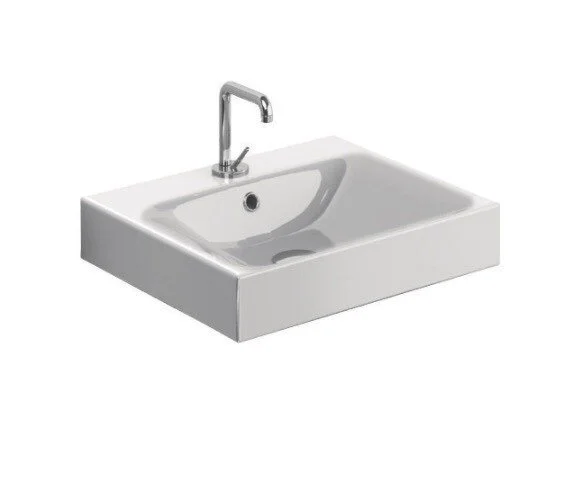 Раковина Kerasan Cento 50 см белая 353001*1 (детальная фотография)