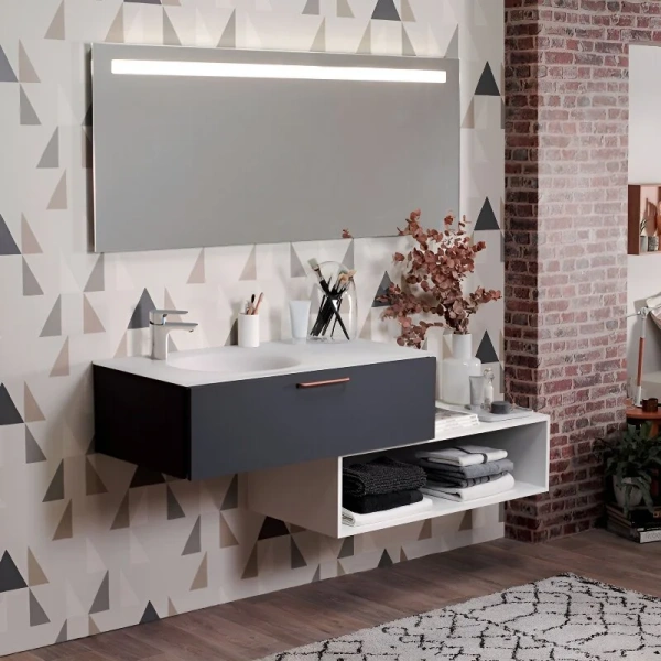 Зеркало с подсветкой Jacob Delafon Mirrors 140 см с ик датчиком и выключателем EB1420-NF (детальная фотография), современные, hi-tech