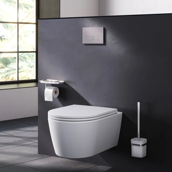 Клавиша смыва Am.Pm Pro S матовый никель I047031 (детальная фотография) index_1