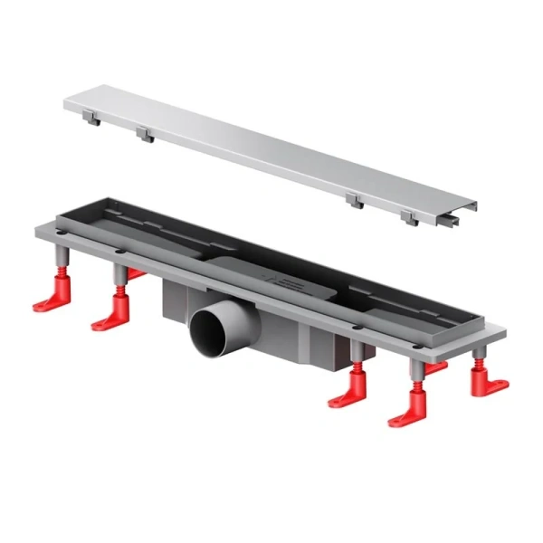 Душевой лоток Am.Pm PrimeFlow 50 см хром матовый W02SC-U11-050-04SB (детальная фотография), матовый хром