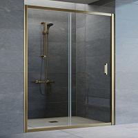 Душевая дверь профиль бронза стекло прозрачное Vegas-glass