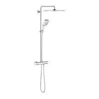 Душевая система Grohe Rainshower SmartActive 310 Mono Cube 26649000 квадратный