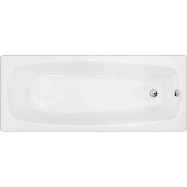 Чугунная ванна Diwo Анапа 170x70 см пристенная на ножках, цвет белый, DA0004/D0017 (детальная фотография), прямоугольные