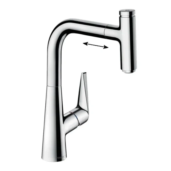 Смеситель для кухни Hansgrohe Talis Select M 73852 поворотный излив (детальная фотография)