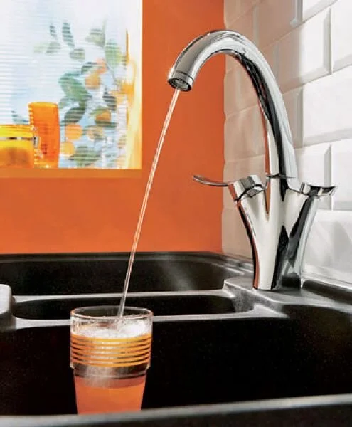 Смеситель для кухни Jacob Delafon Carafe однорычажный, хром E18865-CP (детальная фотография), на мойку, на столешницу