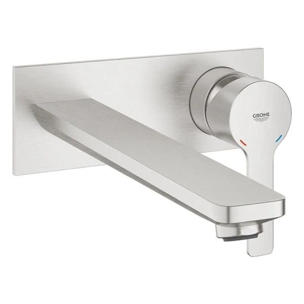 Смеситель для раковины встраиваемый суперсталь Grohe Lineare  23444DC1 (детальная фотография)