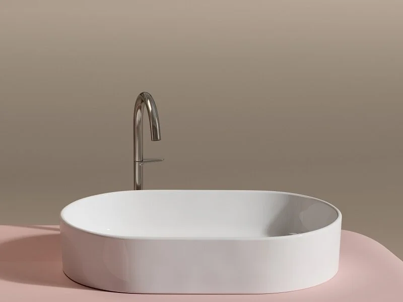 Раковина Ceramica Nova Element 60 см накладная белая CN6048 (детальная фотография), одинарные