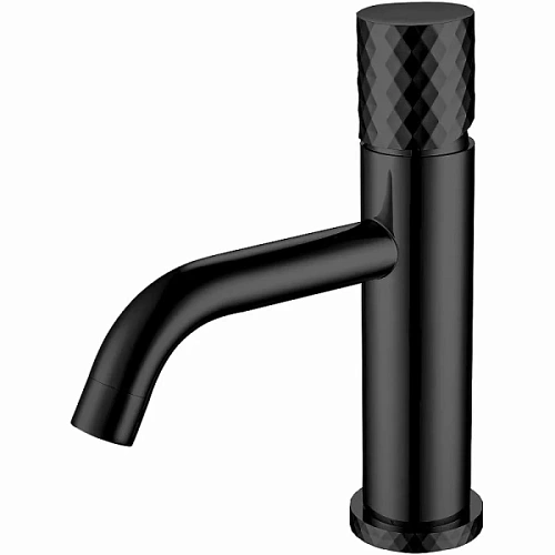 Смеситель для раковины Boheme Stick черный матовый - фото 2