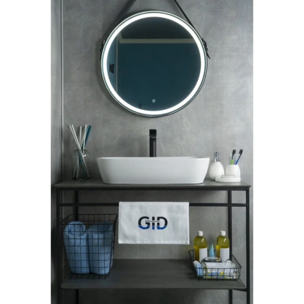 Раковина GID Geometrico N9217 61 см белая 51132 (детальная фотография), керамические