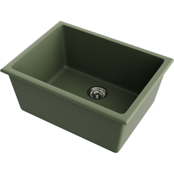 Мойка для кухни Omoikiri Okinoshima 61-U/I 499706 61 см врезная (детальная фотография), 60 см