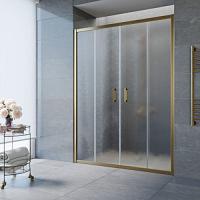 Душевая дверь профиль бронза стекло шиншилла Vegas-glass