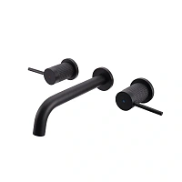 Смеситель для раковины Vincea Groove черный