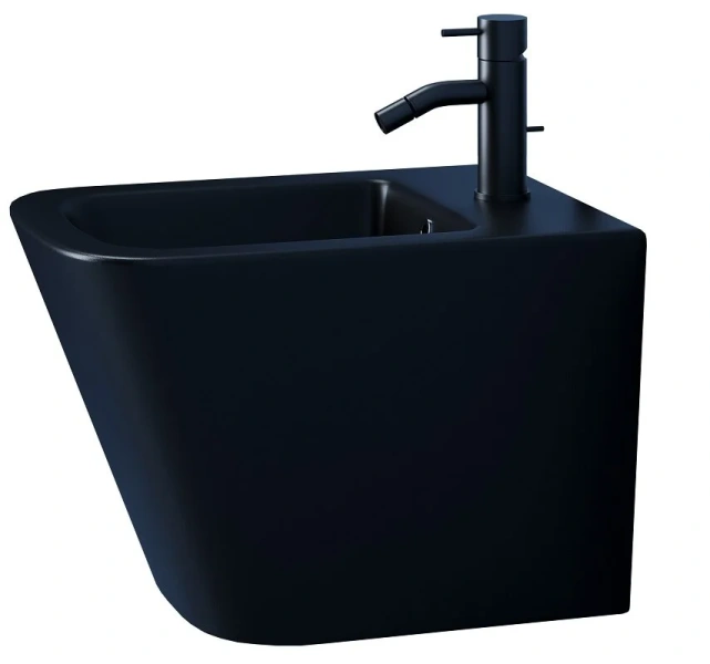 Биде подвесное Ceramicanova Union черное матовое CN4010MB (детальная фотография)