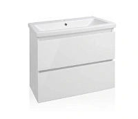 Тумба под раковину подвесная Style Line Даймонд 66 см белая