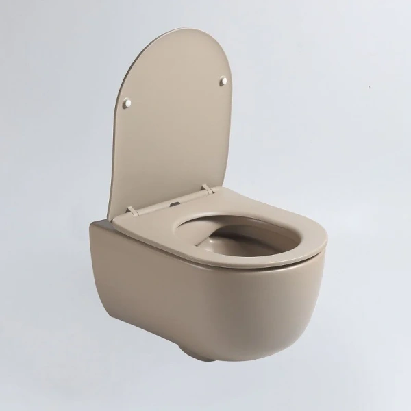 Унитаз подвесной Vincea Evo капучино матовый VT1-34SMC (детальная фотография), цветные