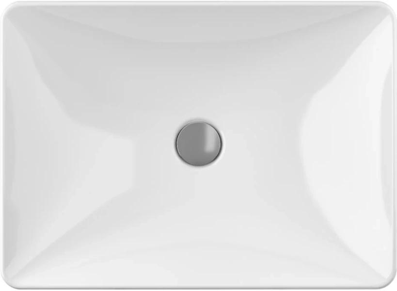 Раковина Geberit VariForm 55 см белая 500.779.01.2 (детальная фотография), из санфарфора