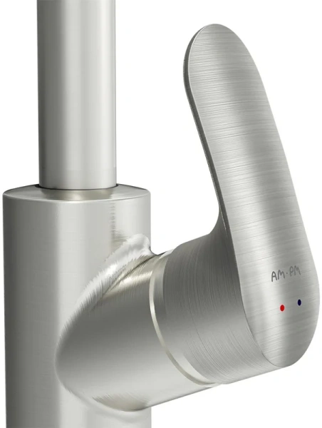 Смеситель для кухни Am.Pm Like сатин F8005D11 (детальная фотография), однорычажные, двухрычажные