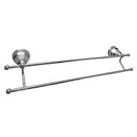 Полотенцедержатель двойной для ванной, хром, Nicolazzi Teide