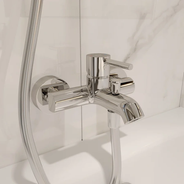 Смеситель для ванны VitrA Minimax S A41994EXP (детальная фотография), современные, hi-tech