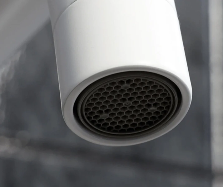 Смеситель для кухни WasserKRAFT Mindel белый 8507 (детальная фотография), белые