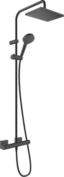 Душевая стойка Hansgrohe Vernis Shape черная матовая 26097670 (детальная фотография)