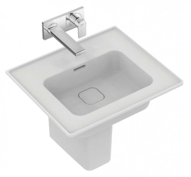Раковина Ideal Standard Strada II 54 см без отверстия под смеситель T363201 (детальная фотография), подвесные, пристенные