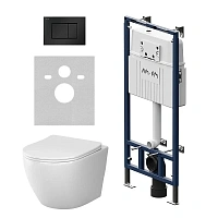 Унитаз с инсталляцией Am.Pm Like белый