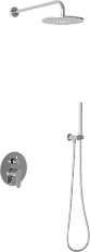 Душевой комплект BERGES Nardis 07100 с верхним душем