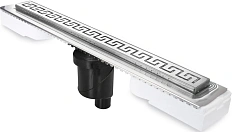 Душевой лоток BERGES B1 Antik 90 см матовый хром