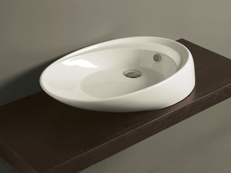 Раковина Simas Bohemien BO 12 67 см накладная (детальная фотография), современные, hi-tech