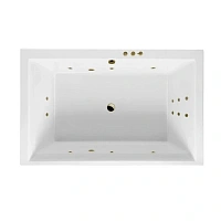 Ванна гидромассажная Excellent Crown Lux Smart 190 x 120 см, белый/бронза, WAEX.CRO19.SMART.BR
