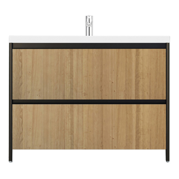 Тумба под раковину напольная Velvex Klaufs 99 см черная/шатане tnKLA.100.2Y-617.217 (детальная фотография)