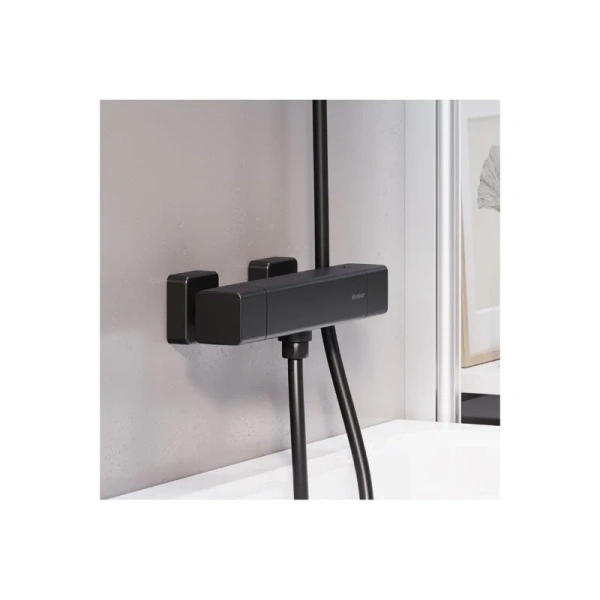 Смеситель для душа Damixa Gala черный 536000300 (детальная фотография), современные, hi-tech