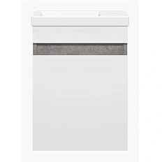 Тумба под раковину Misty Ронда 40 см с одной дверцей