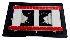 Смывная клавиша для двойного смыва, без панели, Geberit Sigma 70