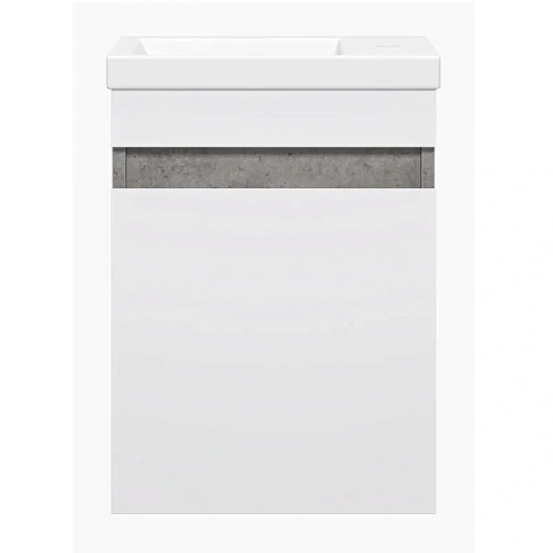 Тумба под раковину Misty Ронда 40 см с одной дверцей - фото 1