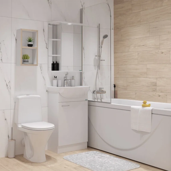 Унитаз компакт Sanita Аттика белый WC.CC/Attica/1-P/WHT.G/S1 (детальная фотография), белые