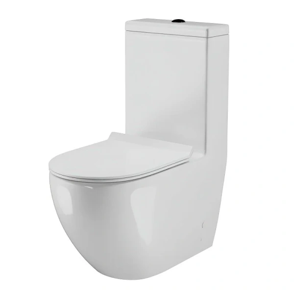 Унитаз моноблок Grossman Style с тонкой крышкой GR-4496S (детальная фотография)