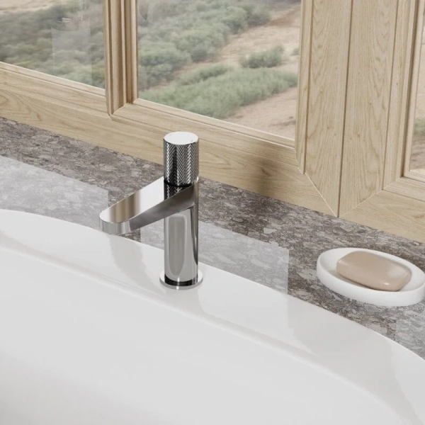 Смеситель для раковины WasserKRAFT Mosel хром 4603 (детальная фотография), современные, hi-tech