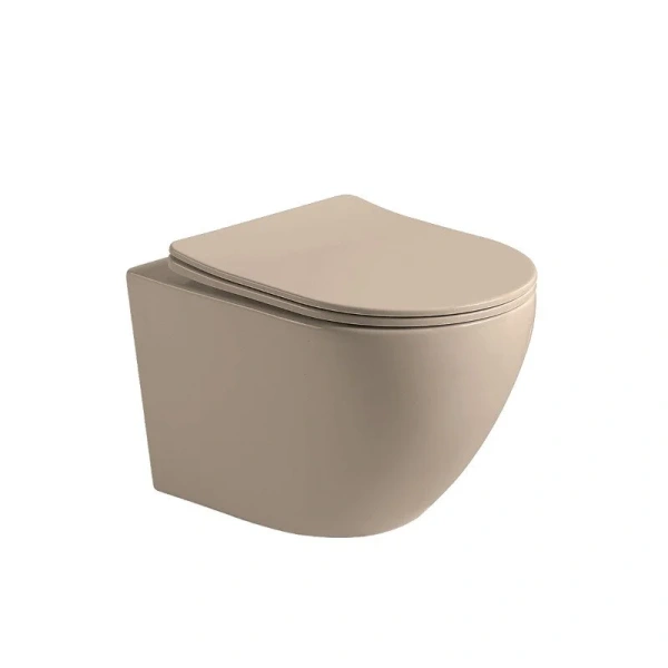 Унитаз подвесной Vincea Globo капучино матовый VT1-14SMC (детальная фотография)