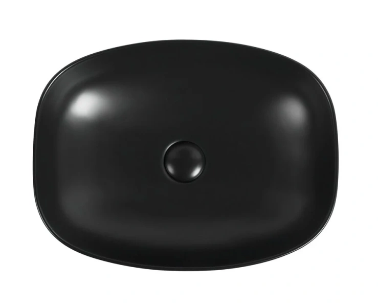 Раковина Aquanet Fine 50 см черная FINE-1-MB (детальная фотография), черные