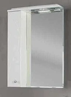 Зеркальный шкаф с подсветкой Акватон Лиана 60 см белый, левый