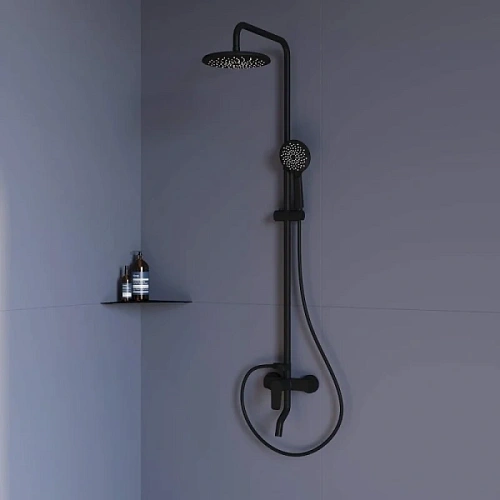 Душевая стойка RGW Shower Panels SP-25B черная - фото 1