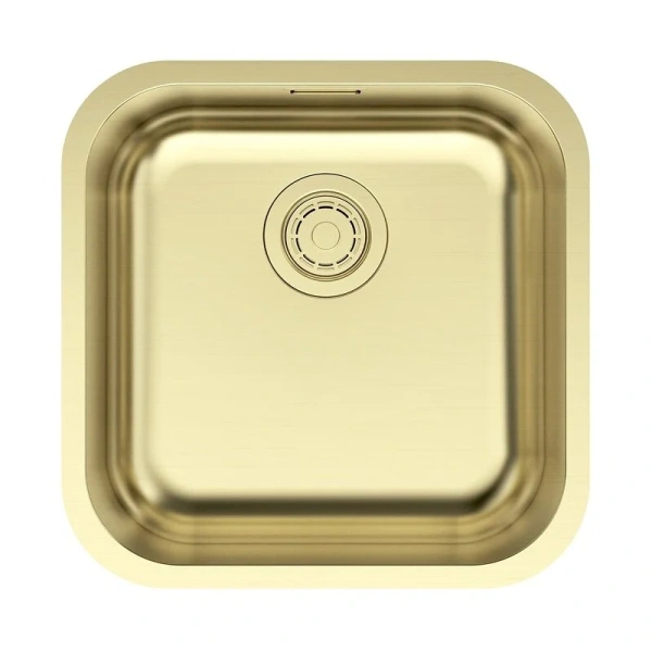 Мойка для кухни Paulmark Vello 44 см светлое золото VE44-LG (детальная фотография)
